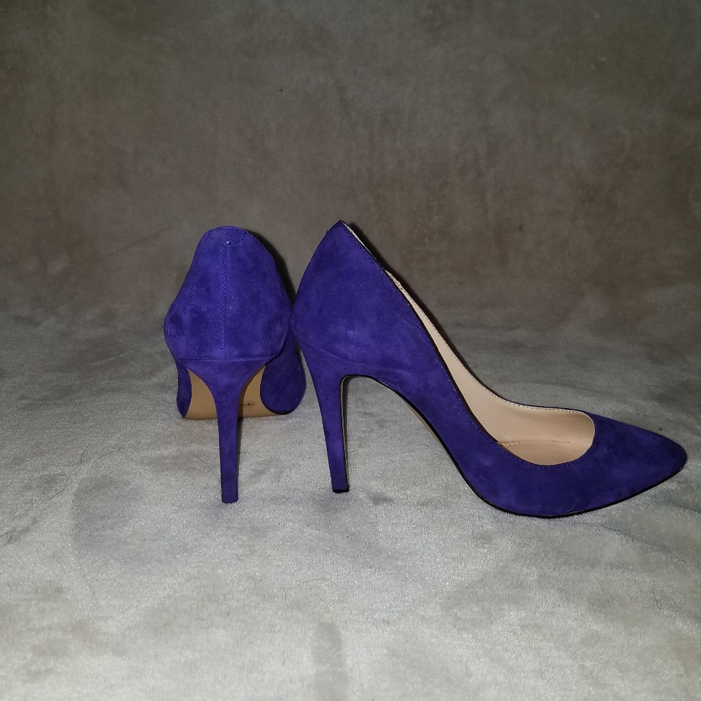 Jessica Simpson Purple Suede Heels